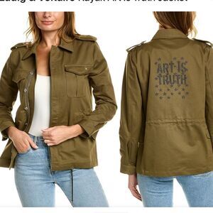 $598 Kayak Art Is Truth Jacket Zadig & Voltaire NWT XS